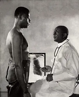 Tuberculosis: Doctor Examines Patient