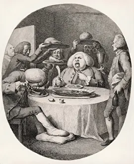 Gluttony: Doctor Johnson Eating