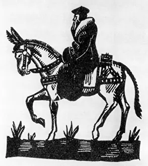 Illustrates: Doctor on a mule, 14th century