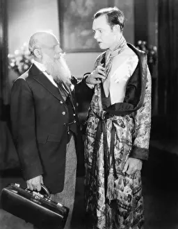 Sickly: Doctor talking to his patient