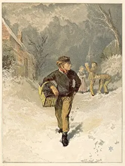 Thrown: The Doctor's Boy: Errand boy on his way to deliver