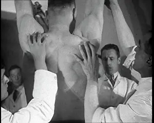 Primo: Doctors Checking the Physique of Primo Carnera