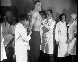 Primo: Doctors Checking the Physique of Primo Carnera