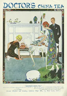 Mar21: Doctor's China Tea advertisement by Gladys Peto
