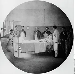 Negre: Doctors in a hospital, 1859