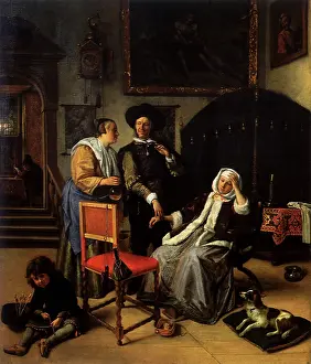 1661: Doctor's Visit, by Jan Steen