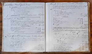 Accounting: Document, Malouiniere de la Chipaudiere, Parame, Bretagne