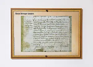 Abbe: Document, Musee Domaine de l'Abbe Sauniere, Rennes-le-Chateau