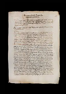 Edict: Document, Museum of Jewish History, Girona, Catalonia, Spain