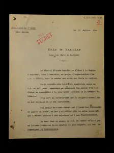 Renseignements: Document, Service Historique de La Defense, Chateau
