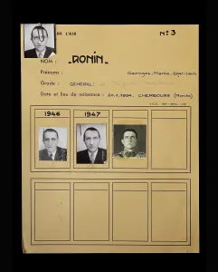 Renseignements: Document, Service Historique de La Defense, Chateau