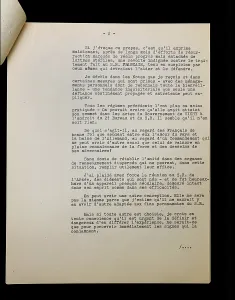 Typewritten: Document, Service Historique de La Defense, Chateau