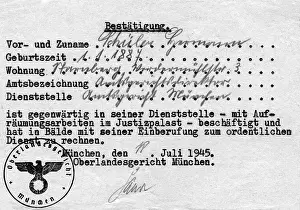 Cleanup: documents, post war period, West Germany, affirmation