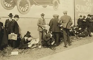 Major League: Dodgers baseball fans wait in line at Ebbets Field