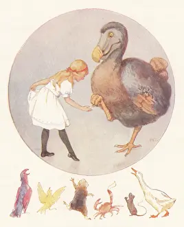 Acceptance: The Dodo giving a thimble to Alice