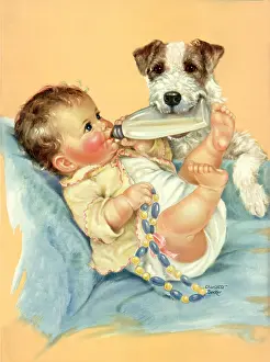 Nosta: Dog Feeding Baby