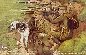 Senses: DOG GUARDS TRENCHES