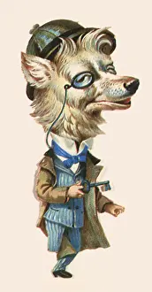 Caricatured: Dog with Key