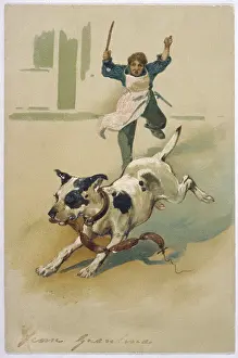 Steals: DOG STEALS SAUSAGES