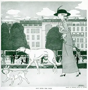 Borzoi: Out with the dogs 1913