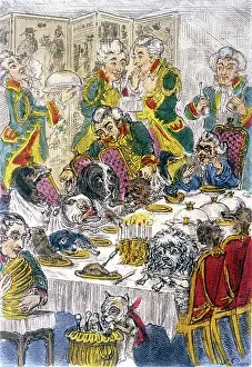 Immensely: Dogs at dinner table