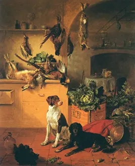Keepers: Dogs and Game in Kitchen