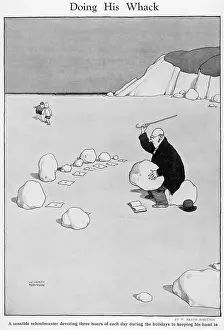 Devoting: Doing his Whack by William Heath Robinson
