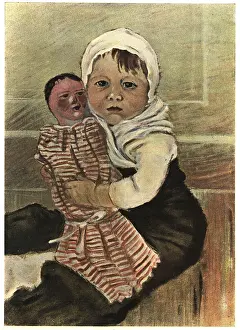 Steinlen: Doll And Baby Doll