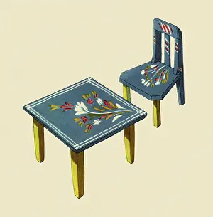 Hercik: Doll Table and Chair