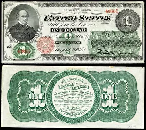 Lcgr1902: One Dollar Greenback, with engraving of Secretary