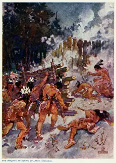 Stockade: DOLLARD FIGHTS IROQUOIS