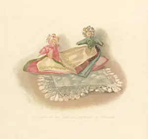 Pulteney: Dolls of the children of the Earl and Countess of Leicester