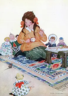 DOLLS TEA PARTY MOUSE