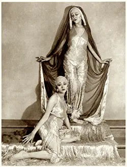 Jul19: The Dolly Sisters performing their Persian Dance 1921