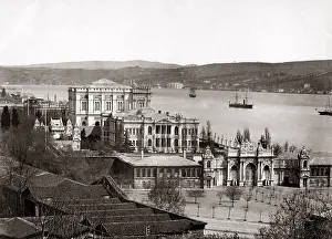 Bosphorous: Dolmabache Palace, on the Bosphorous, Turkey, circa 1890