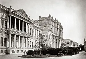 Constaninople: Dolmabache Palace, Constaninople, (Istanbul) Turkey circa 18