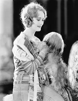 Dolores: Dolores Costello with her dog