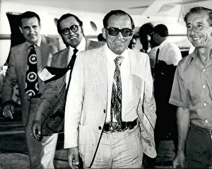 Mintoff: Dom Mintoff in election campaign, Malta