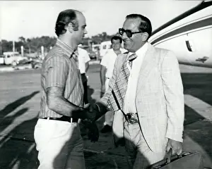 Mintoff: Dom Mintoff in election campaign, Malta