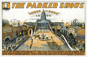 Acrobat: Under the dome 1904, Kansas semi-centennial