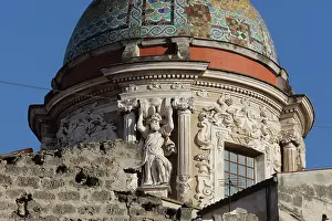 Carmine: Dome, Chiesa del Carmine Maggiore, Palermo, Sicily, Italy