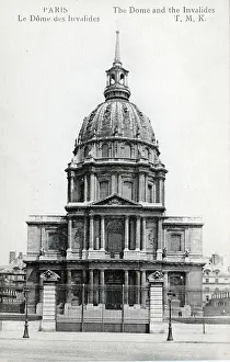 Invalides: The Dome of the Invalides, Paris, France