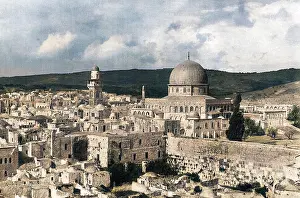 Wailing: Dome of the Rock and Wailing Wall, Jerusalem