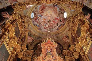 Churrigueresque: Dome of the tabernacle, Granada Charterhouse