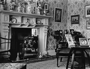 Fender: Domestic interior with large fireplace