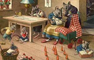 Carrots: Domestic Mouse Scene