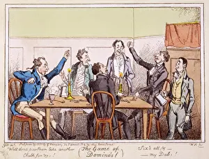 Dominoes: DOMINOES IN A TAVERN