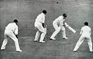 Lords: Don Bradman bowled by Verity at Lords