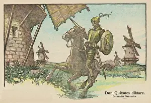 Quijote: Don Quixote attacks the Windmill