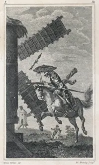 Errant: Don Quixote attacks a windmill